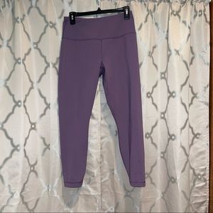 purple seamless leggings